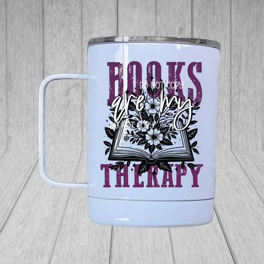 Books are my therapy MUG