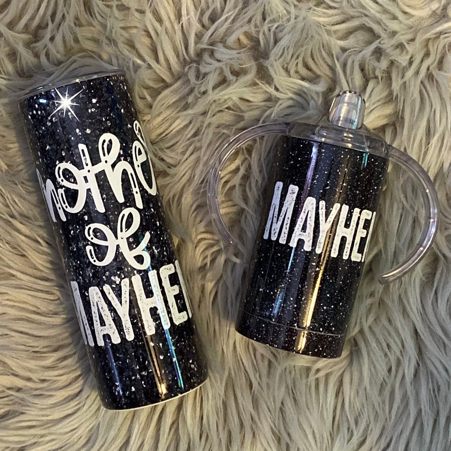 Mini & Me Mother of Mayhem Tumbler Set