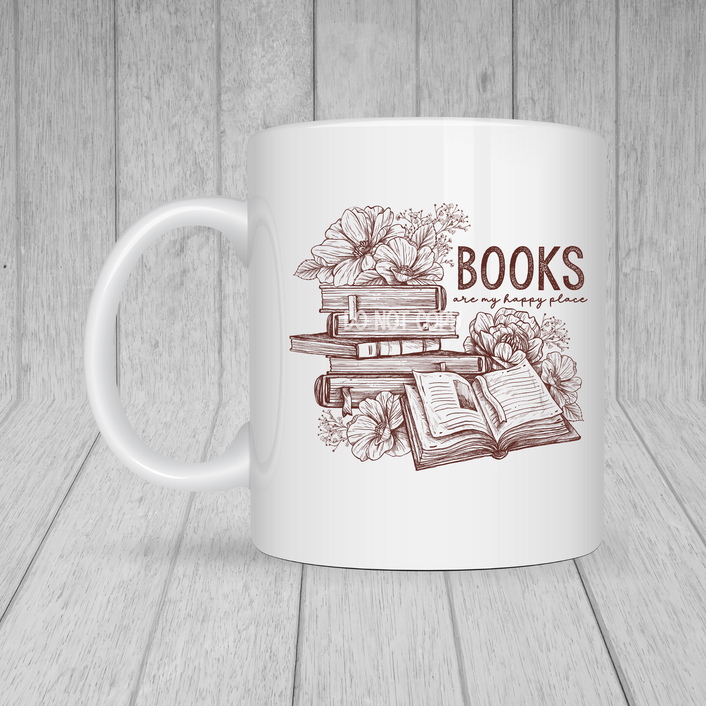 Books are my happy place MUG