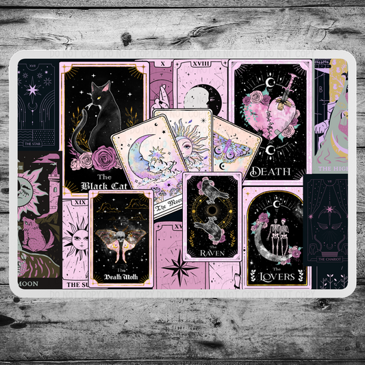 Tarot Purple Mouse Pad